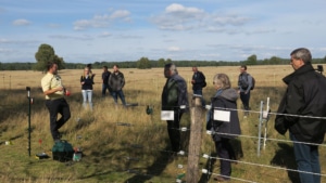 Practical training for volunteers